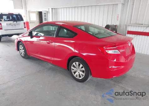 2012 Honda Civic Lx z USA, uszkodzony, nr VIN 2HGFG3B54CH554045